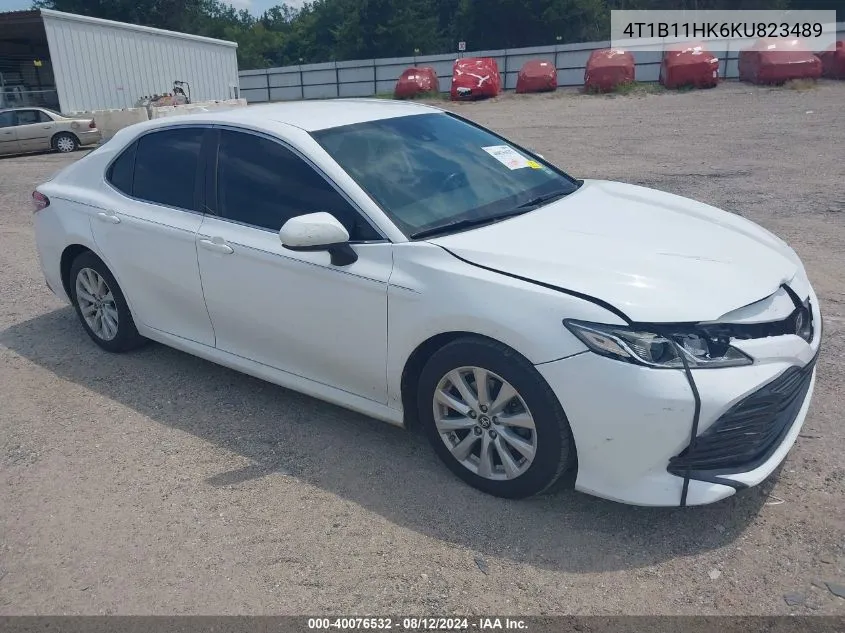 2019 Toyota Camry Le VIN: 4T1B11HK6KU823489 Lot: 40076532