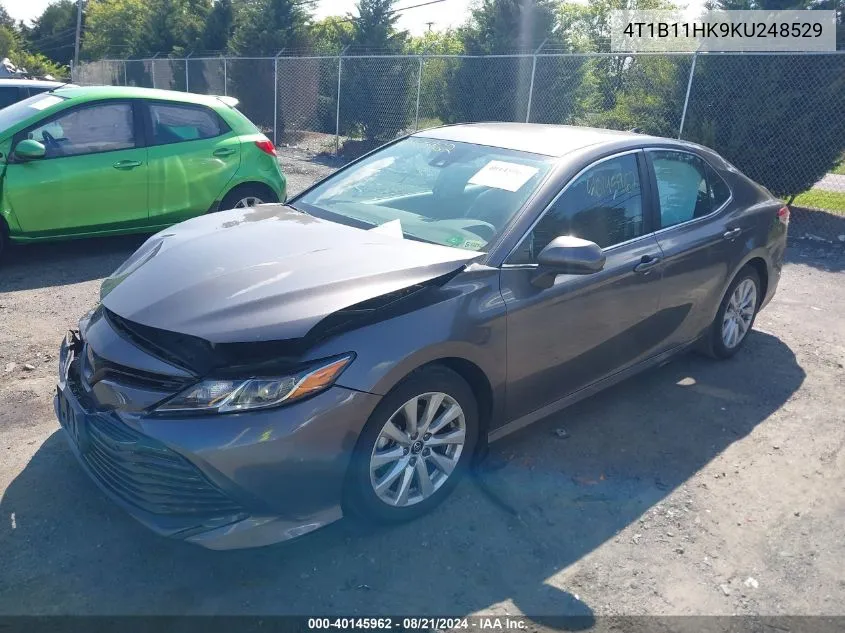 2019 Toyota Camry L/Le/Xle/Se/Xse VIN: 4T1B11HK9KU248529 Lot: 40145962