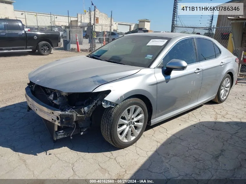 2019 Toyota Camry L/Le/Xle/Se/Xse VIN: 4T1B11HK6KU786346 Lot: 40162560