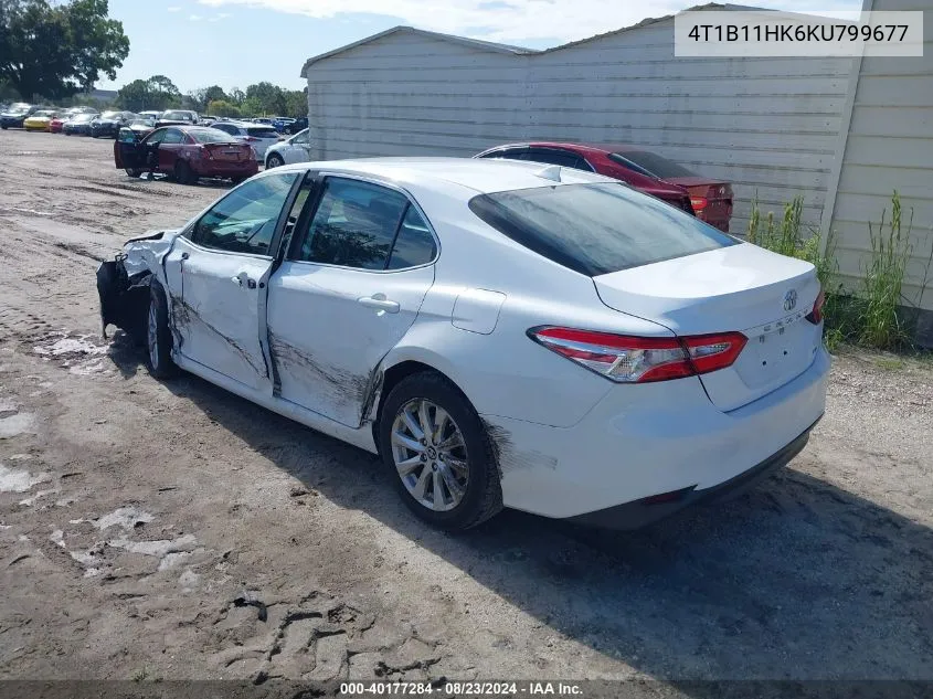 4T1B11HK6KU799677 2019 Toyota Camry Le