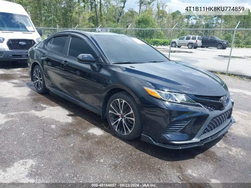 2019 Toyota Camry Se VIN: 4T1B11HK8KU774859 Lot: 40184857