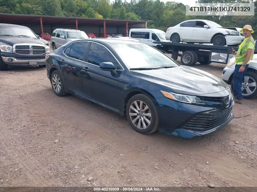 2019 Toyota Camry Le VIN: 4T1B11HK1KU741329 Lot: 40210009