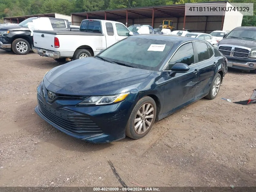 4T1B11HK1KU741329 2019 Toyota Camry Le