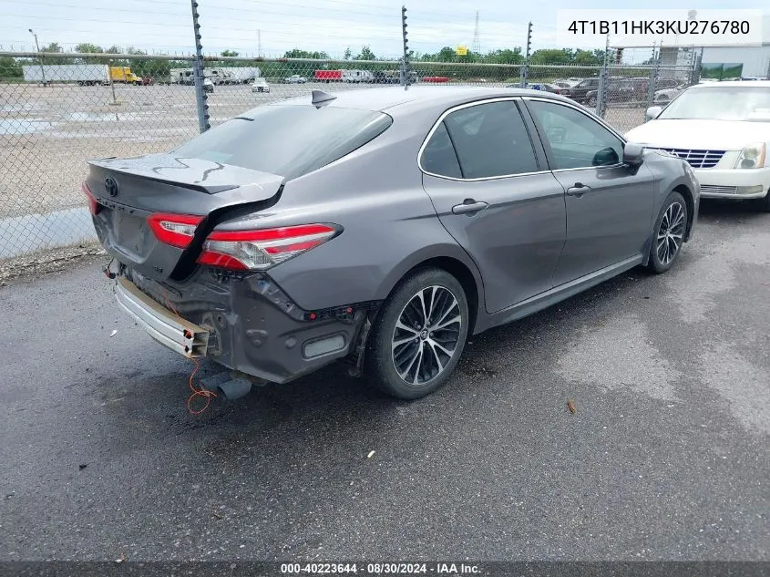 4T1B11HK3KU276780 2019 Toyota Camry Se