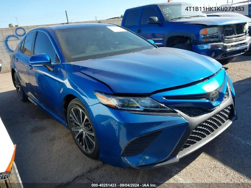 2019 Toyota Camry Se VIN: 4T1B11HK1KU272453 Lot: 40694773