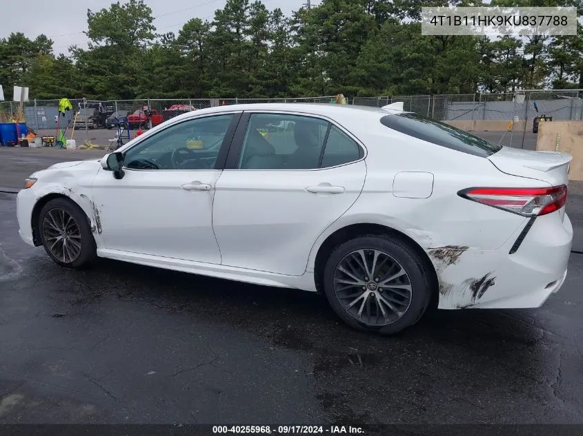 2019 Toyota Camry Se VIN: 4T1B11HK9KU837788 Lot: 40255968