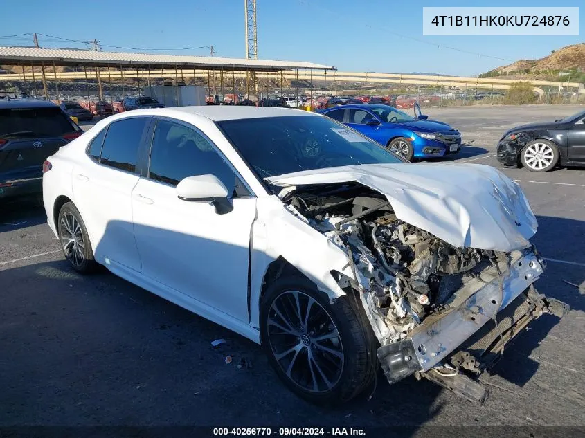 2019 Toyota Camry L/Le/Xle/Se/Xse VIN: 4T1B11HK0KU724876 Lot: 40256770