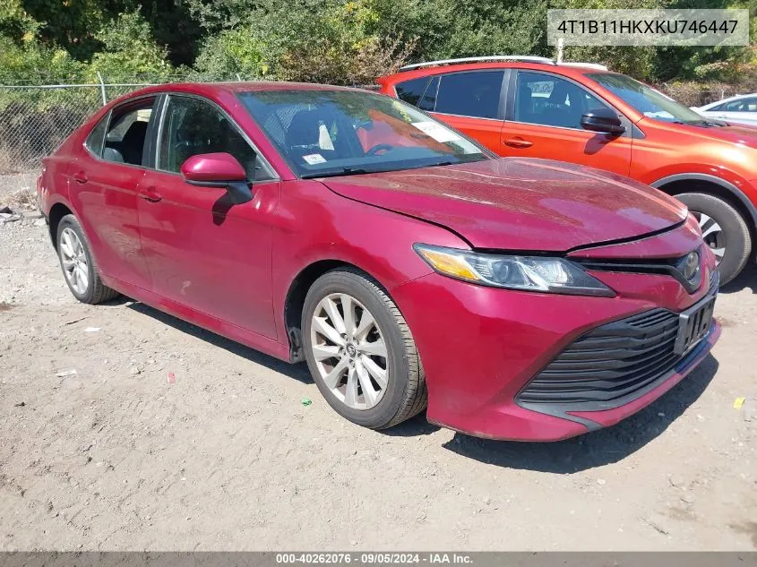 4T1B11HKXKU746447 2019 Toyota Camry Le