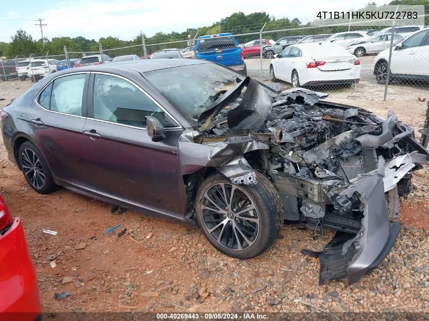 4T1B11HK5KU722783 2019 Toyota Camry L/Le/Xle/Se/Xse