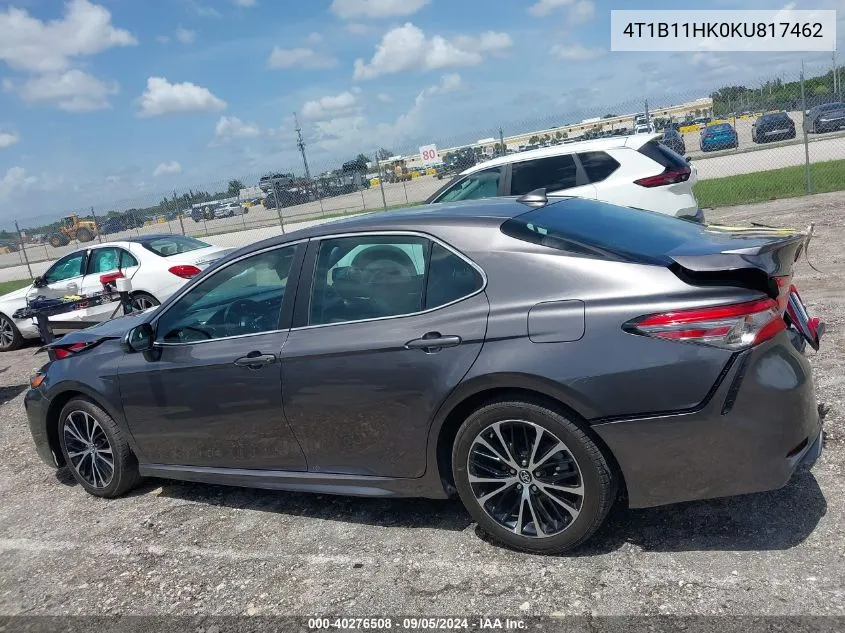 2019 Toyota Camry L/Le/Xle/Se/Xse VIN: 4T1B11HK0KU817462 Lot: 40276508