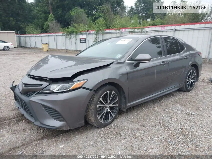 4T1B11HK4KU162156 2019 Toyota Camry L/Le/Xle/Se/Xse