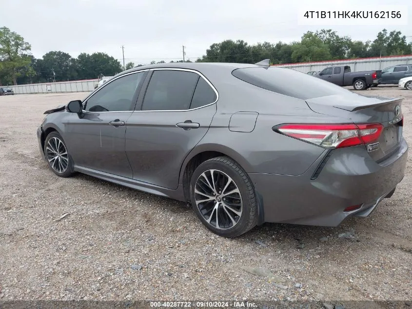 4T1B11HK4KU162156 2019 Toyota Camry L/Le/Xle/Se/Xse