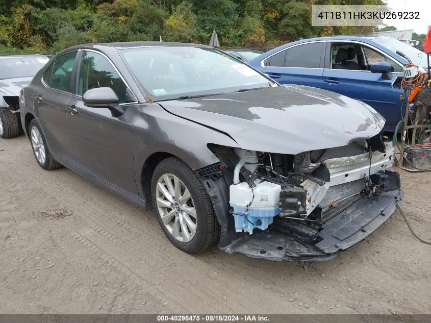 2019 Toyota Camry Le VIN: 4T1B11HK3KU269232 Lot: 40295475