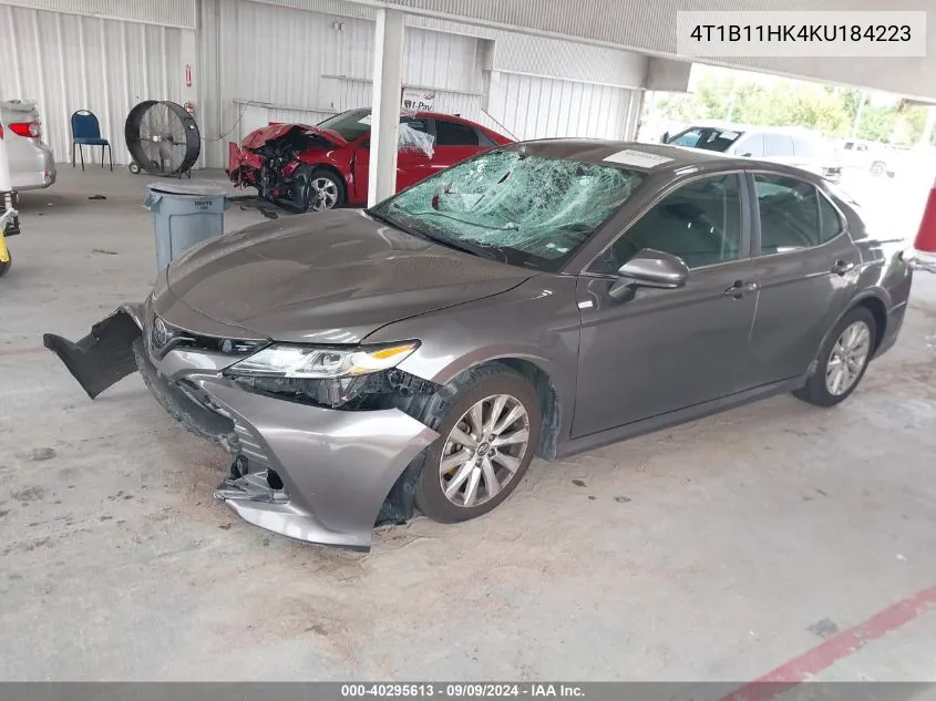 4T1B11HK4KU184223 2019 Toyota Camry Le