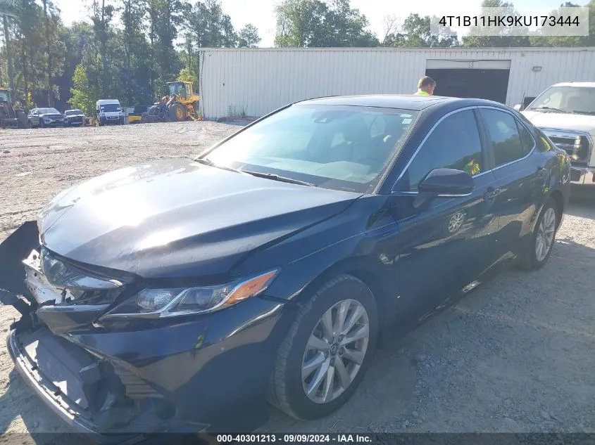 4T1B11HK9KU173444 2019 Toyota Camry Le