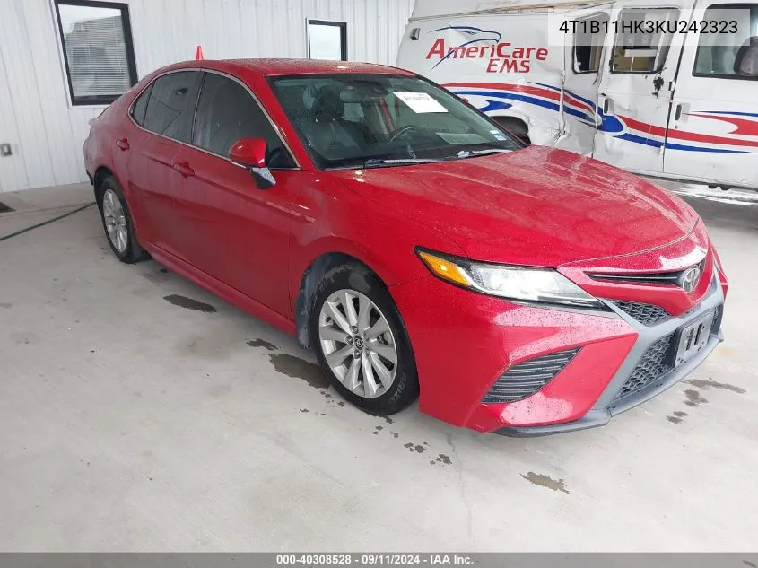 4T1B11HK3KU242323 2019 Toyota Camry L/Le/Xle/Se/Xse