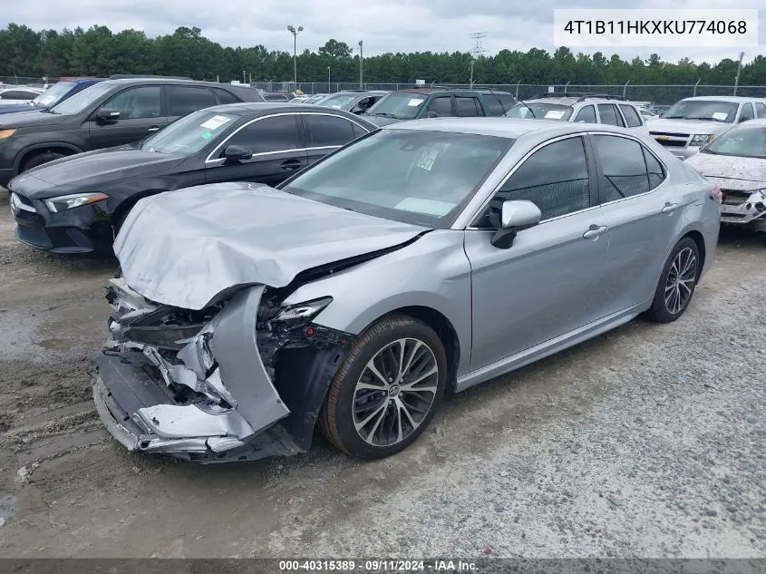 4T1B11HKXKU774068 2019 Toyota Camry L/Le/Xle/Se/Xse