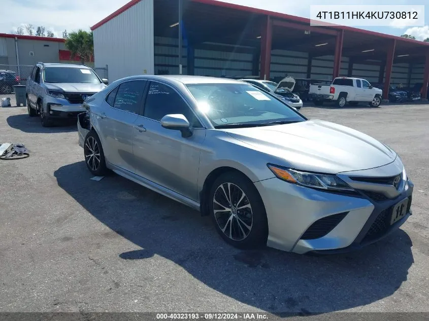 2019 Toyota Camry Se VIN: 4T1B11HK4KU730812 Lot: 40323193