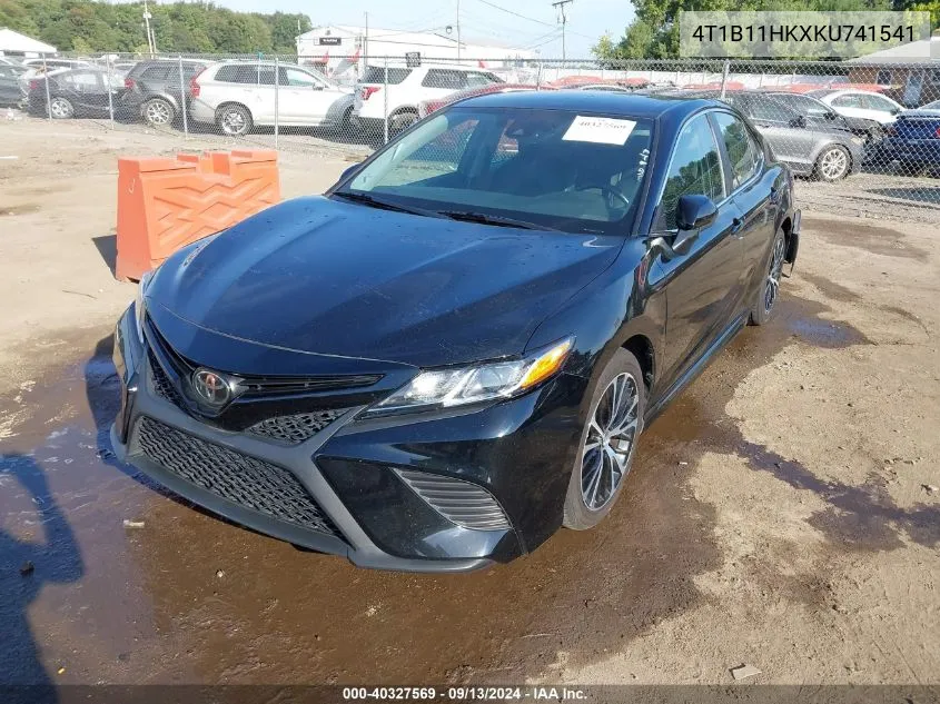 4T1B11HKXKU741541 2019 Toyota Camry Se