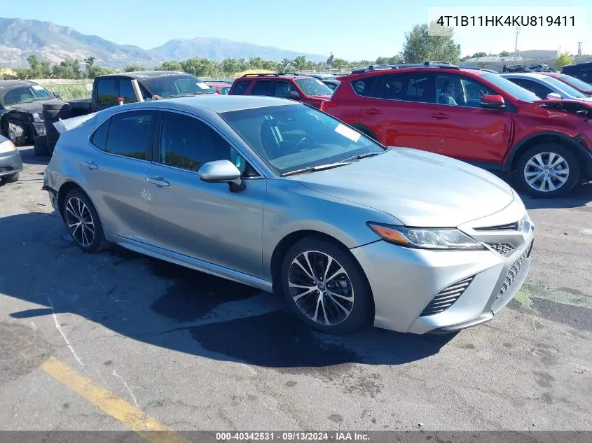 2019 Toyota Camry L/Le/Xle/Se/Xse VIN: 4T1B11HK4KU819411 Lot: 40342531