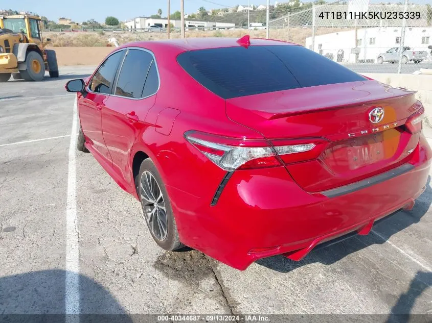 4T1B11HK5KU235339 2019 Toyota Camry Se