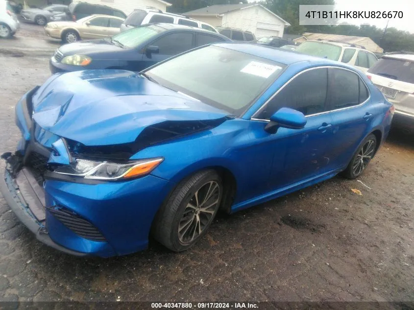 4T1B11HK8KU826670 2019 Toyota Camry Se