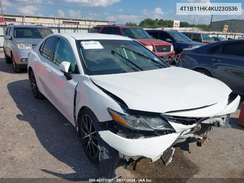 4T1B11HK4KU230536 2019 Toyota Camry Le