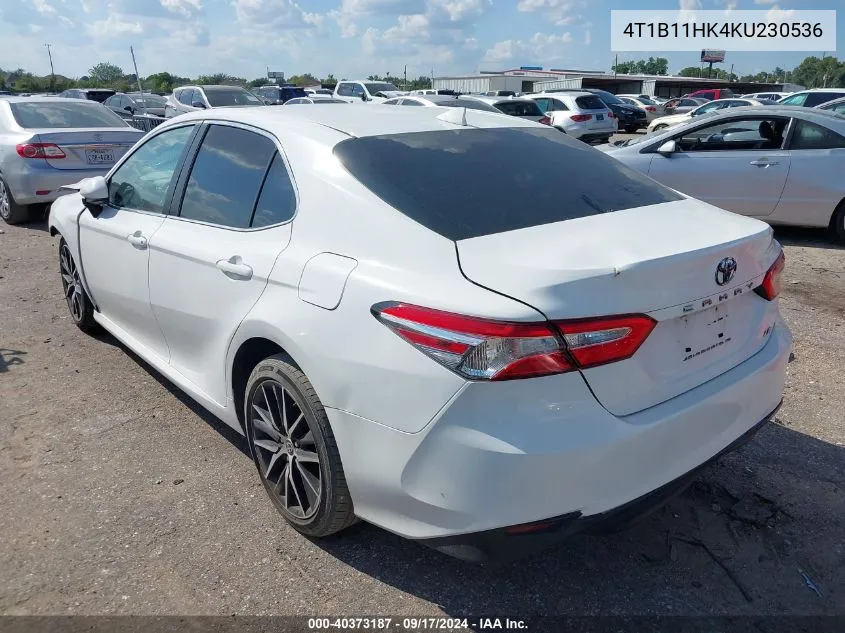 4T1B11HK4KU230536 2019 Toyota Camry Le