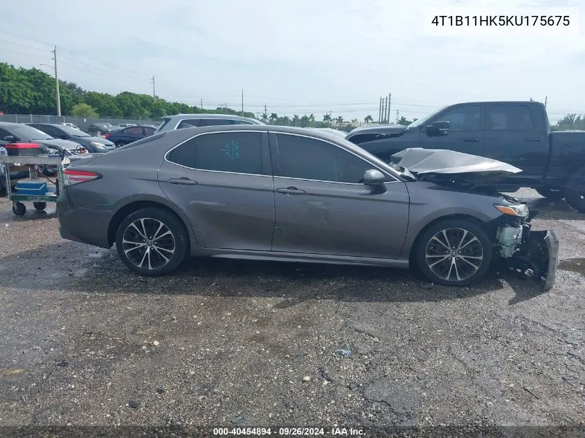 2019 Toyota Camry Se VIN: 4T1B11HK5KU175675 Lot: 40454894