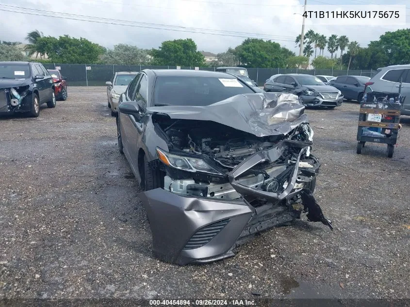 2019 Toyota Camry Se VIN: 4T1B11HK5KU175675 Lot: 40454894