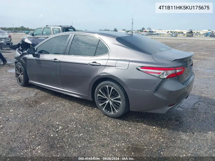 4T1B11HK5KU175675 2019 Toyota Camry Se