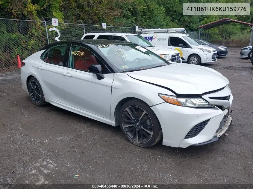 2019 Toyota Camry Xse VIN: 4T1B61HK6KU159776 Lot: 40455440