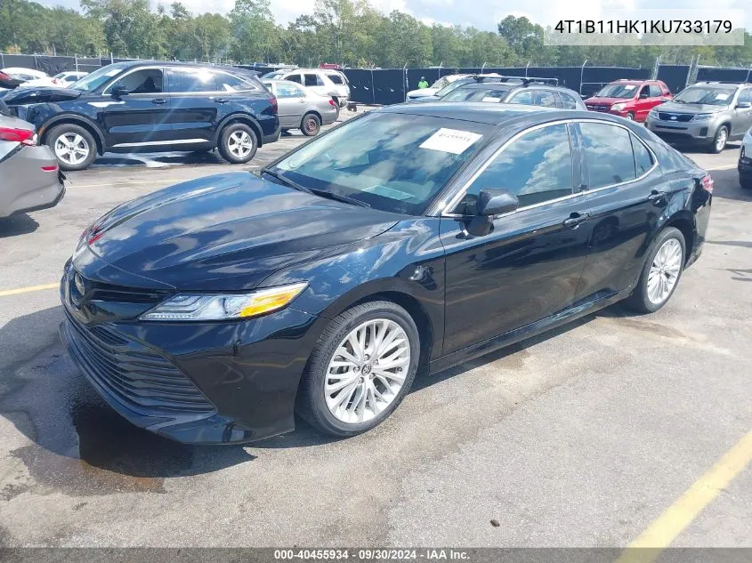 4T1B11HK1KU733179 2019 Toyota Camry Xle