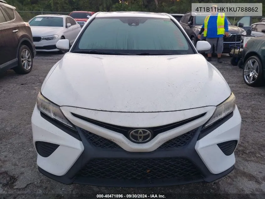 4T1B11HK1KU788862 2019 Toyota Camry L/Le/Xle/Se/Xse