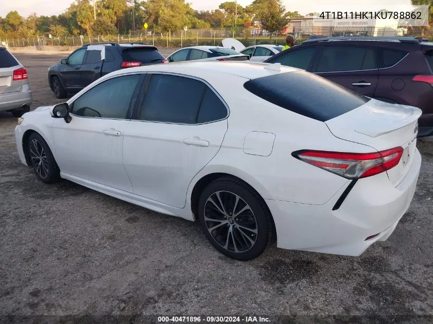 2019 Toyota Camry L/Le/Xle/Se/Xse VIN: 4T1B11HK1KU788862 Lot: 40471896