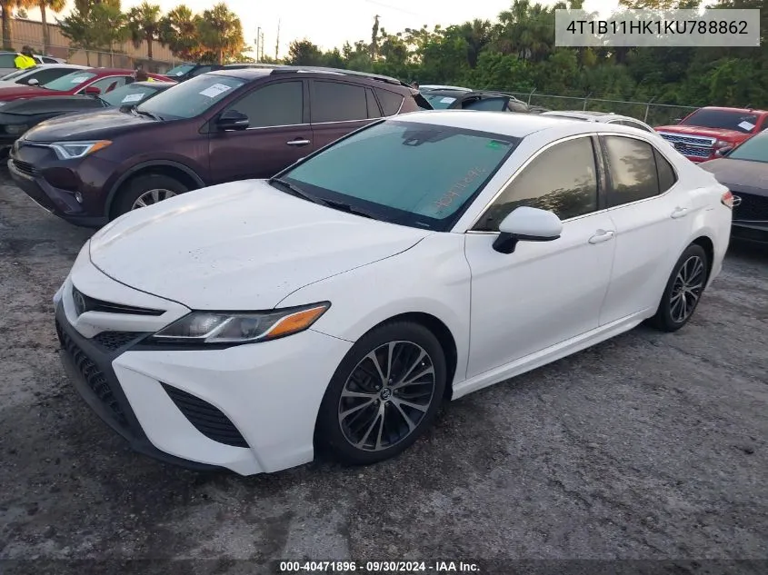 2019 Toyota Camry L/Le/Xle/Se/Xse VIN: 4T1B11HK1KU788862 Lot: 40471896