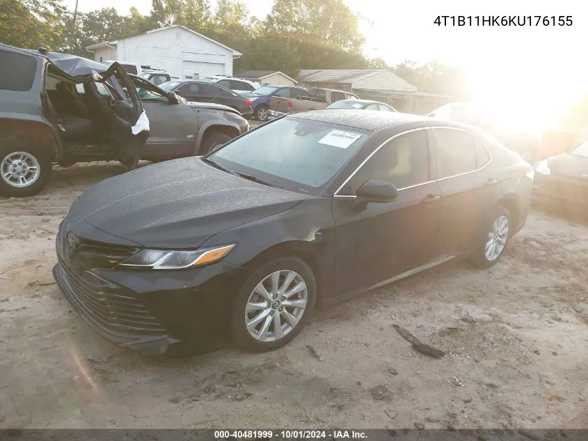 2019 Toyota Camry L/Le/Xle/Se/Xse VIN: 4T1B11HK6KU176155 Lot: 40481999