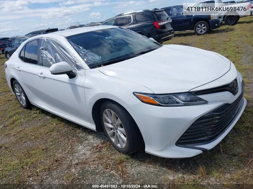 2019 Toyota Camry Le VIN: 4T1B11HK6KU698476 Lot: 40497883