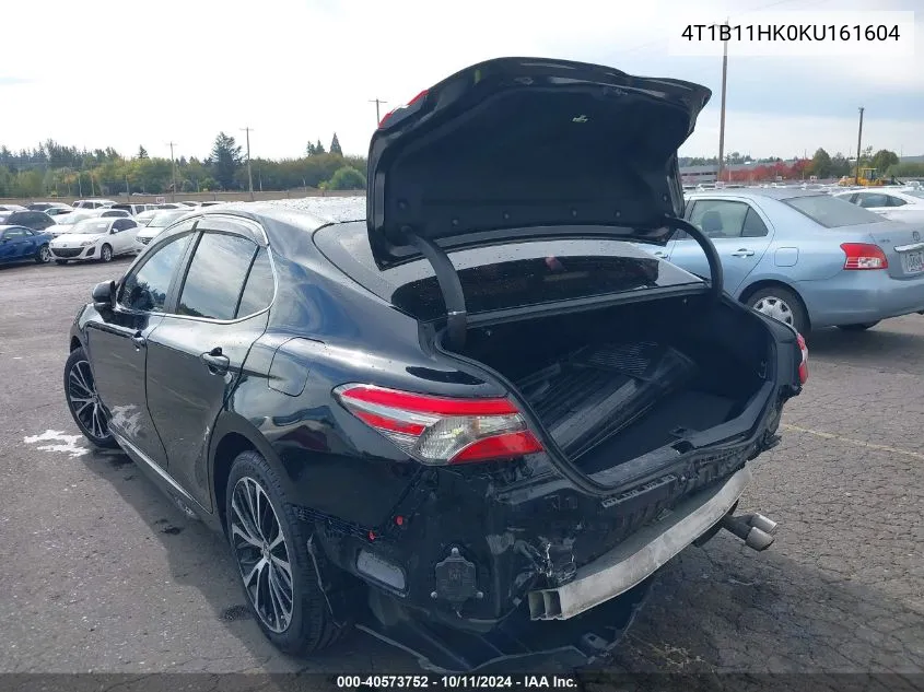 2019 Toyota Camry Se VIN: 4T1B11HK0KU161604 Lot: 40573752