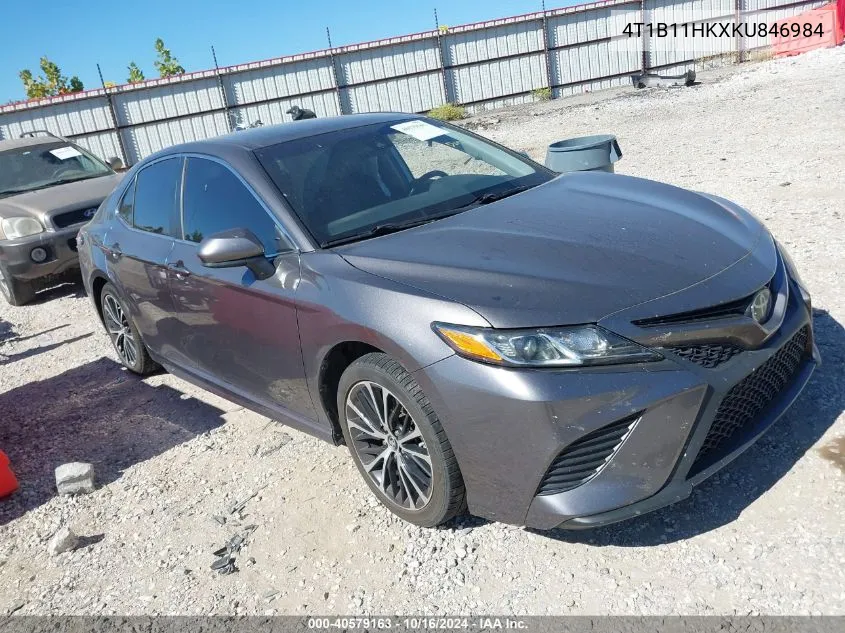 2019 Toyota Camry Se VIN: 4T1B11HKXKU846984 Lot: 40579163