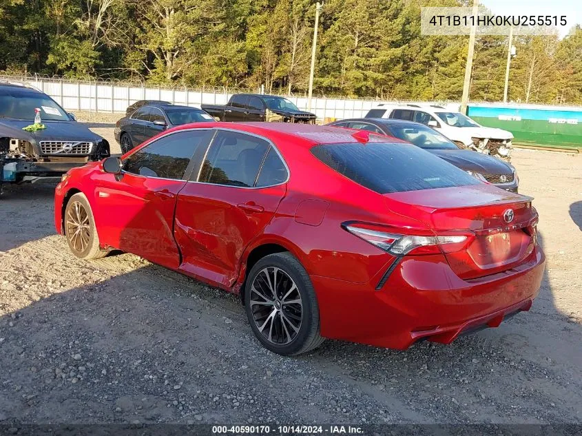 2019 Toyota Camry L/Le/Xle/Se/Xse VIN: 4T1B11HK0KU255515 Lot: 40590170