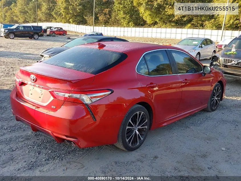 2019 Toyota Camry L/Le/Xle/Se/Xse VIN: 4T1B11HK0KU255515 Lot: 40590170