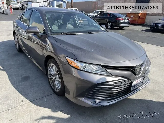 2019 Toyota Camry Xle VIN: 4T1B11HK8KU751369 Lot: 40613835