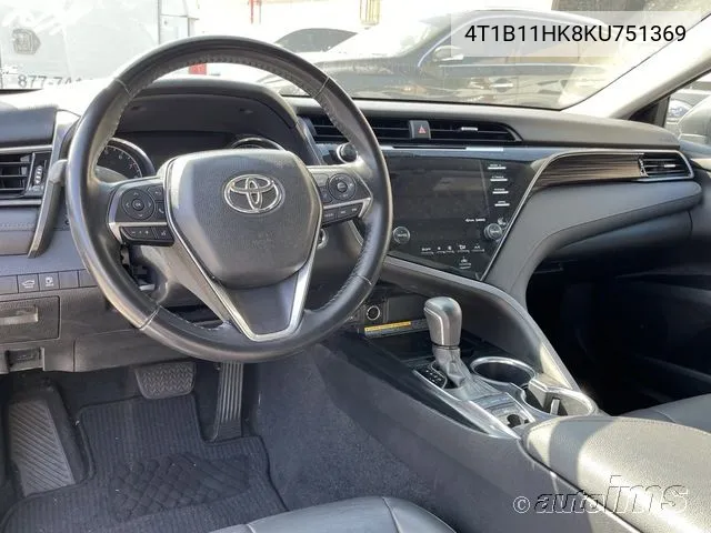 2019 Toyota Camry Xle VIN: 4T1B11HK8KU751369 Lot: 40613835