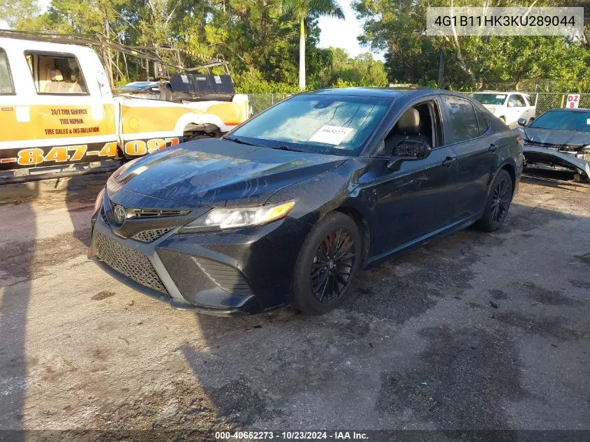 2019 Toyota Camry Se VIN: 4G1B11HK3KU289044 Lot: 40652273