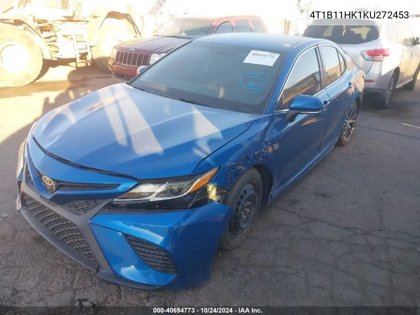 2019 Toyota Camry Se VIN: 4T1B11HK1KU272453 Lot: 40694773