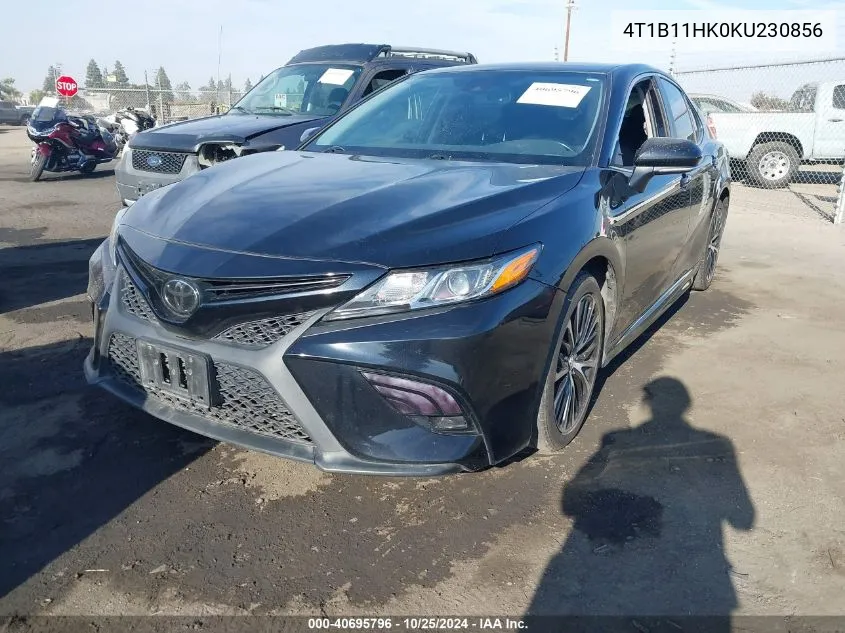 2019 Toyota Camry Se VIN: 4T1B11HK0KU230856 Lot: 40695796