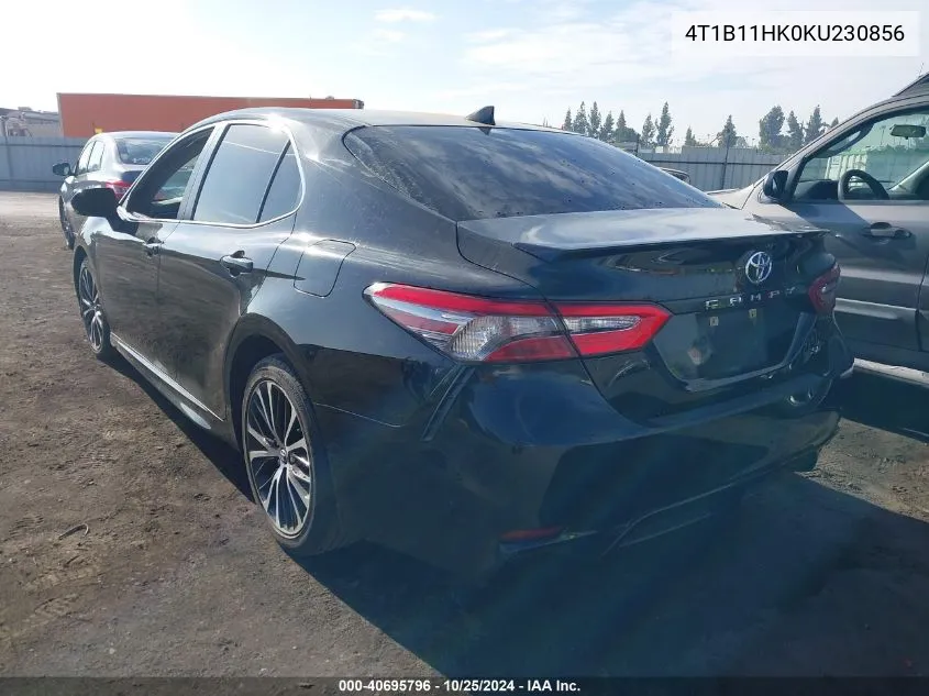 2019 Toyota Camry Se VIN: 4T1B11HK0KU230856 Lot: 40695796