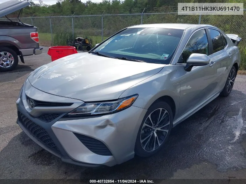 2019 Toyota Camry Se VIN: 4T1B11HK3KU691470 Lot: 40732854