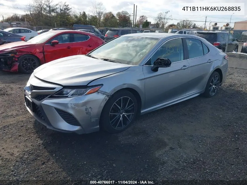 2019 Toyota Camry L/Le/Xle/Se/Xse VIN: 4T1B11HK6KU268835 Lot: 40766017